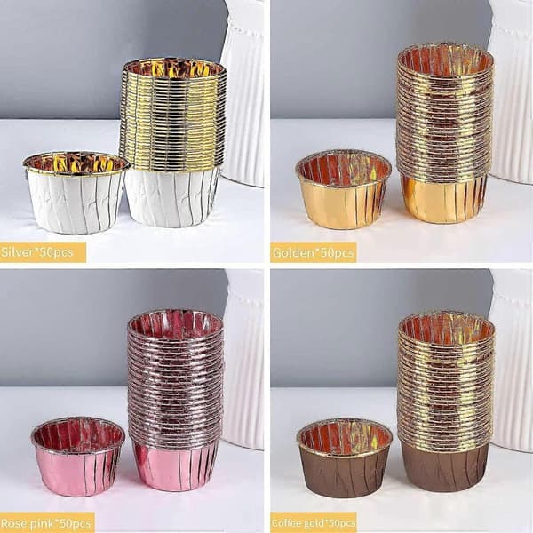 GETIT Cupcake Bakeformer, Bakeformer i papir, 200 STK Cupcake Bakeformer i papir