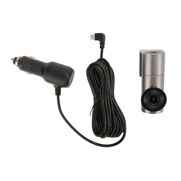 Dashcam WiFi 1080P G-sensor Nattseende 1920° Vidvinkel Loop-inspelning APP-kontroll Bilkörningsinspelare för bil