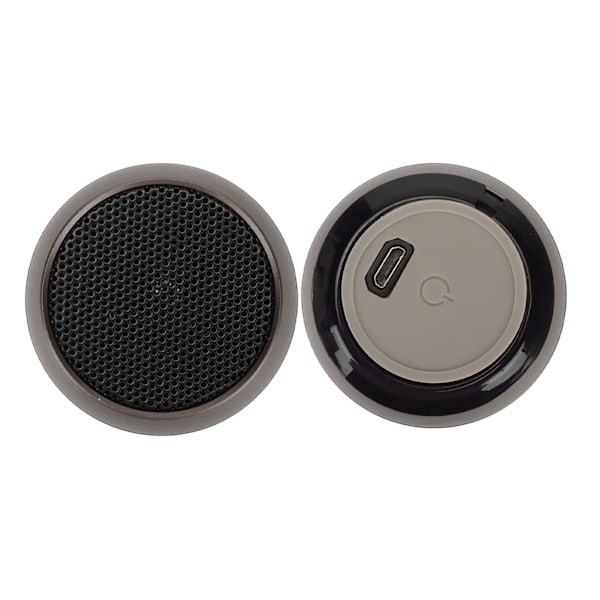 Mini Bluetooth-høyttaler IP67 Vanntett USB-lading Innebygd mikrofon Bærbar trådløs høyttaler for dusjrom Bil Mørk grå