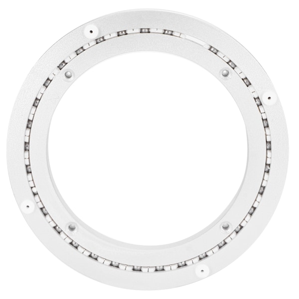 Heavy Duty Aluminium Alloy Rotable Lager Turntable Rundt Glatt Stum Demping Spisebord Plate8in