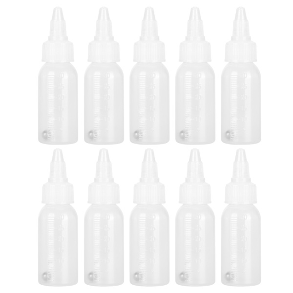 30 ml tom flaska för färg, korrosionsbeständig, med skala