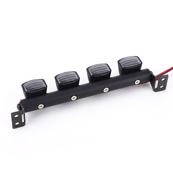1/10 Skala RC Crawler Bil Taklys Stang Spotlights Passer for TRX4 90046 SCX10 Trekkbil 4LED