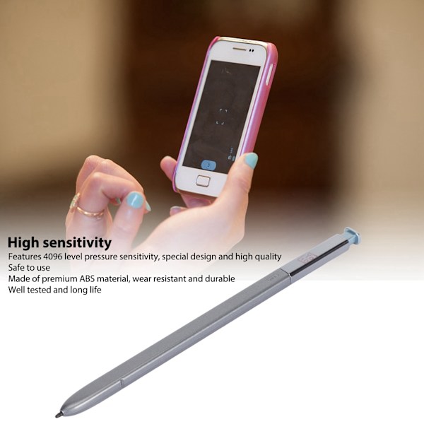 Telefon Stylus Pen for Galaxy Note9 Erstatning Høy Sensitiv Berøringsskjerm Stylus Pen med Bluetooth Grå