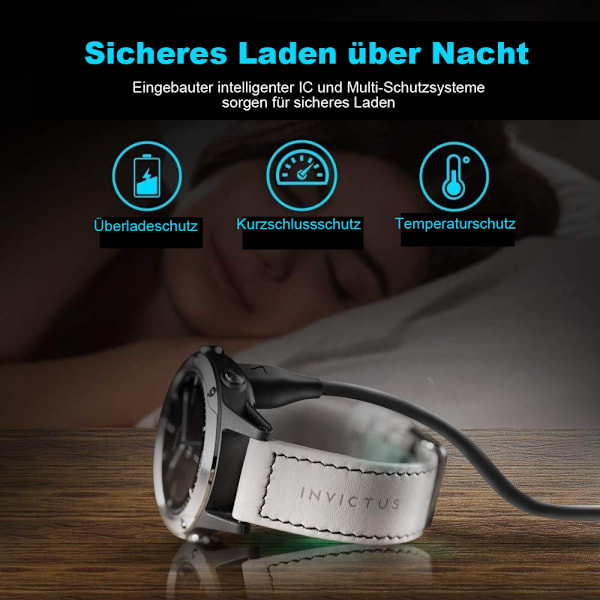 Laddningskabel Kompatibel med Brett Utbud av Garmin Klockor, Hållbar & Snabb Laddningslösning För Dina Smartwatch-Behov