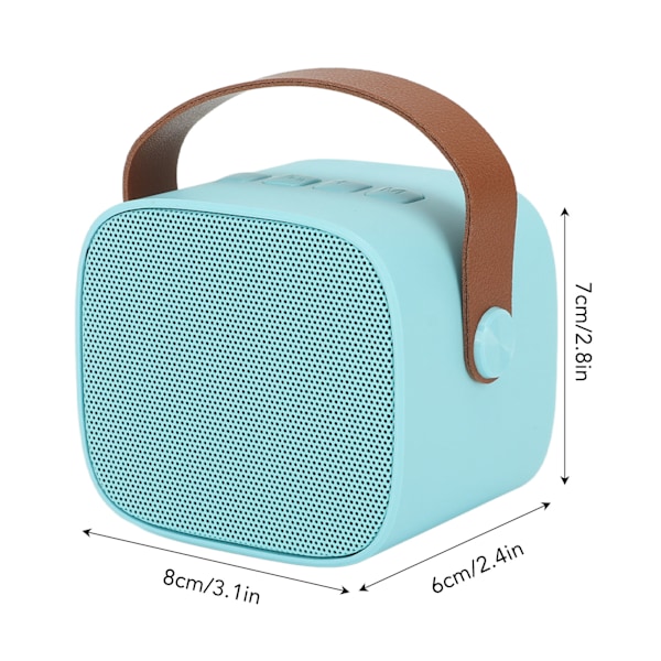 Mini Karaoke Maskin med Trådlös Mikrofon Bärbar Bluetooth Högtalare för Barn Vuxna