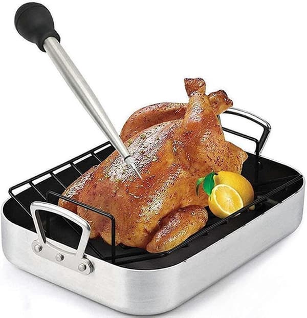 Sprøjte Marinade Sprøjte Grill Sprøjte BBQ Marinade Sprøjte Mad Sprøjte Sprøjte Rustfri BBQ Nåle
