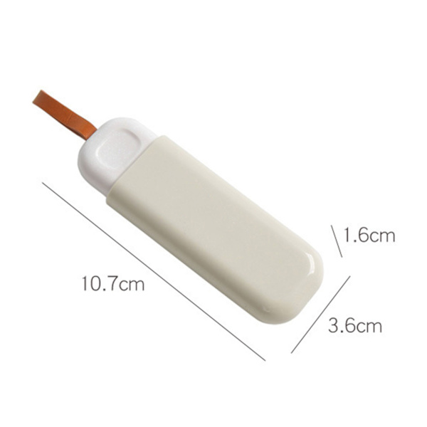 Hjemmebærbar liten medisinboks En dags dispenser medisinboks Mini medisindispenserboks Beige