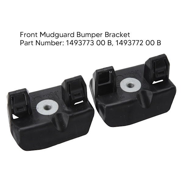 1 par Front Mudguard Bumper Brakett 1493773 00 B Erstatning for TESLA MODEL Y 2020 til 2023