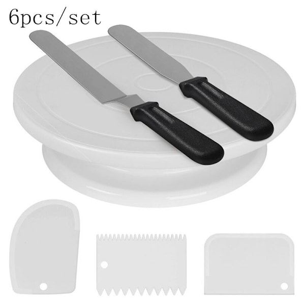 106/Set DIY Tårtdekorationsverktyg Baktillbehör Set Rostfritt Beige