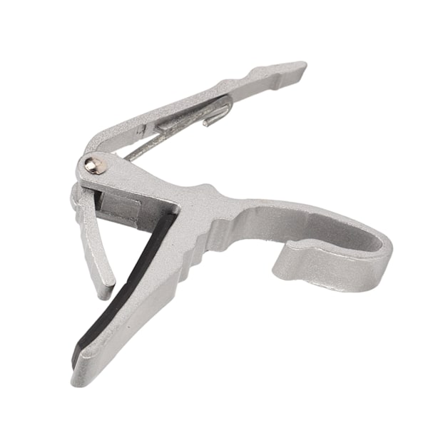 Gitarr Capo Alloy Snabb Tonändring Bärbar Instrument Tillbehör för Spel Prestanda Silver