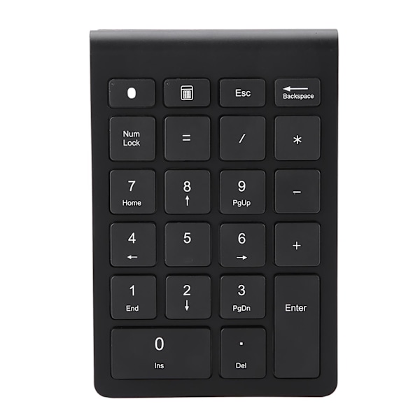 Svart 22-tangenters Mini Numpad Trådlöst Bluetooth Numeriskt Tangentbord För OS X PC