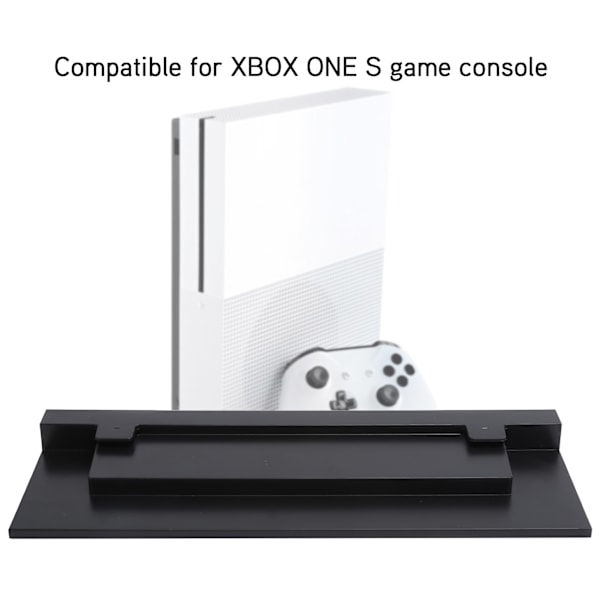 HXO003 Spilkonsoll Vertikal Stativ Base Konsol Dock Holder Passer til XBOX ONE S Sort