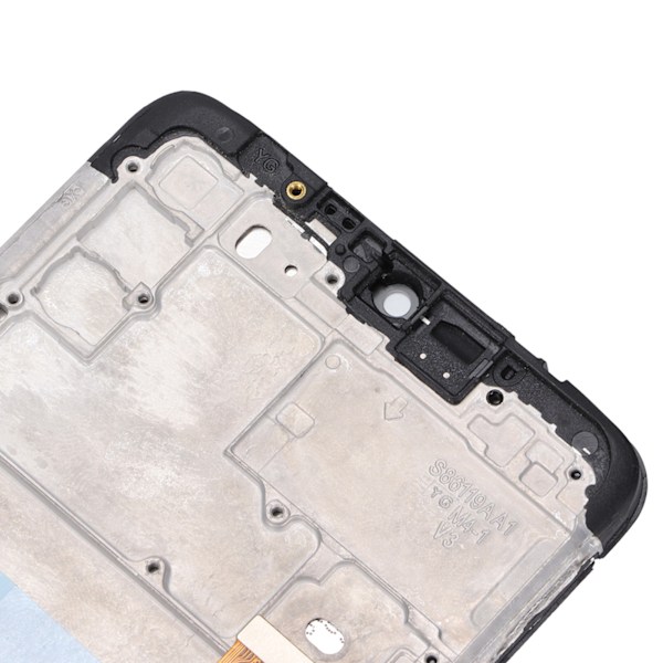 Skärmersättning LCD-skärm Touch Digitizer Montering för Samsung Galaxy A20S med ram