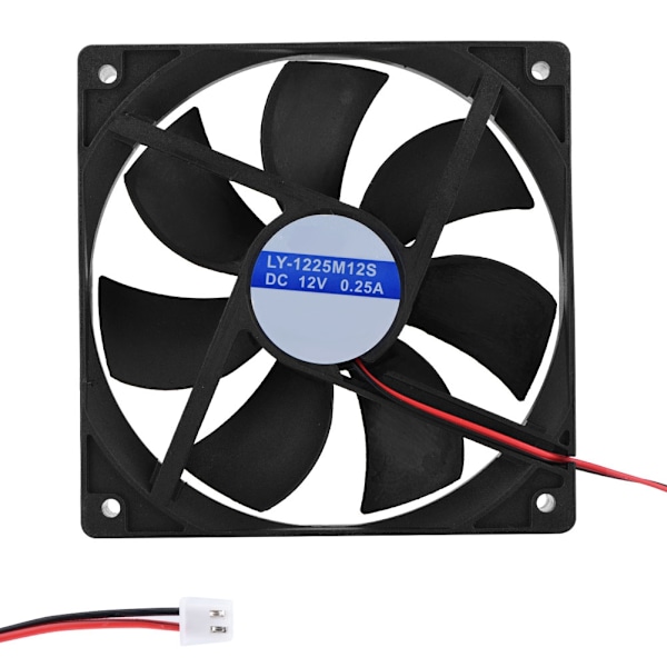 12CM Datorfläkt Bärbar Tyst Intern Dator CPU Chassi Kylfläkt 2Pi