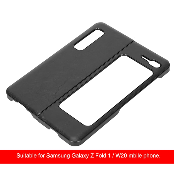 Mobilt läderfodral AllInclusive AntiFall skyddande fodral för Samsung Galaxy Z Fold 1 W20(Svart )
