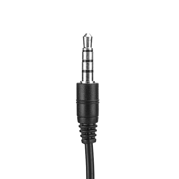 ABS Lättvikts Dator Mobiltelefon Spelheadset Rörlig Spole 3.5mm Samtals Hörlurar för PS4 Svart med Vit Askförpackning