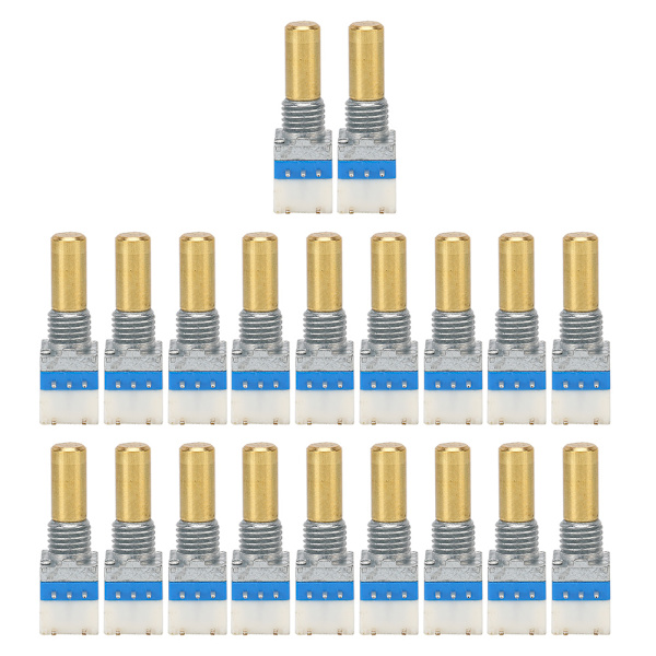20 st 3107 volymknappar Walkie Talkie aluminiumlegering passar för UV5R BF‑888S TK3107