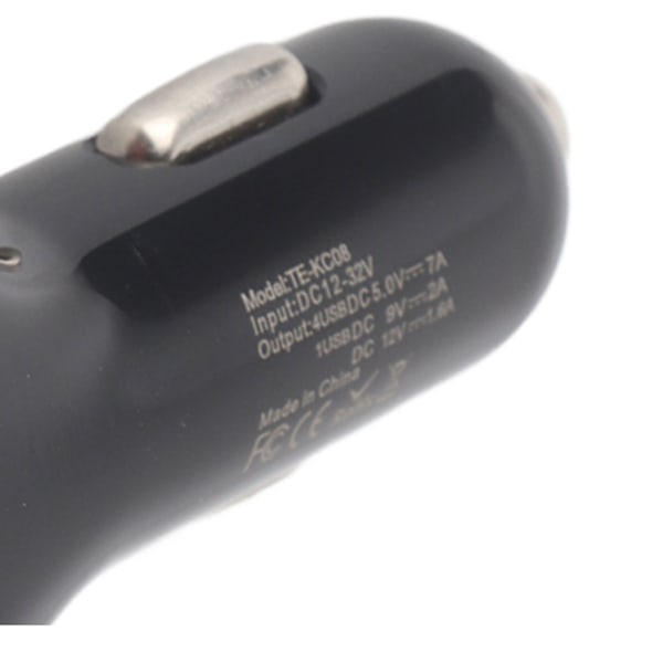 QC 3.0 Snabbladdare Billaddare 4 Port USB Multifunktionell Billaddare för Telefon