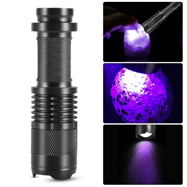 LED UV-lommelygte 395nm Ekspert Jade-lommelygte til smykkevurdering