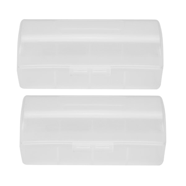 2PCS 26650 Batterihållare Förvaringslåda Vattentät Batteriskydd