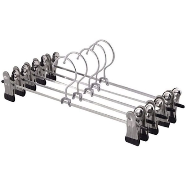 20-osainen metallivaateripustinsetti housuripustimet | 30 cm leveä | pidikkeet
