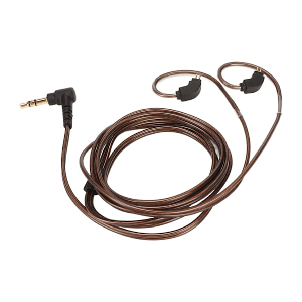 Oppgraderingskabel for øretelefoner 2-pin 0,78 mm kontakt 3,5 mm plugg erstatningskabel for ørepropper AS10 AS06 AS10 ZST ZS3AS10 AS06