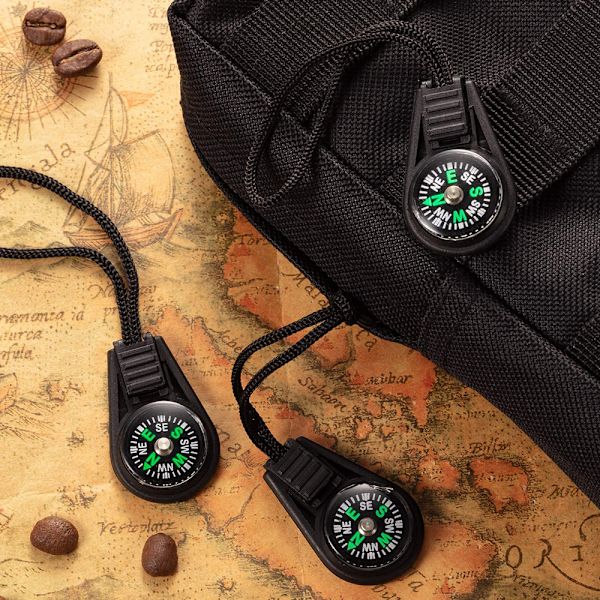 10 stycken Mini Survival Kompass Utomhus Camping Vandring Fick