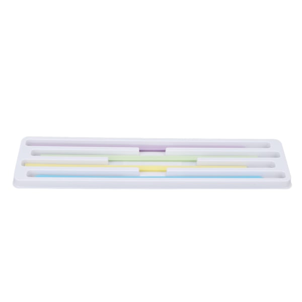 60 stk. tannblekingsstrimler for tannpolering 4 farger slitesterk plast tannblekingspapir bærbar tannfil