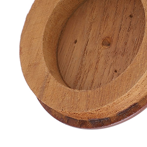 Marine Rat Styrehjul Center Cap 63.5mm/2.5in Teak Træ Glans Finish til Yachter Både