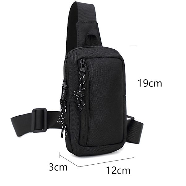 Varkaudenesto vedenpitävä reppuhihna rinta crossbody-laukku pyöräilyurheilu
