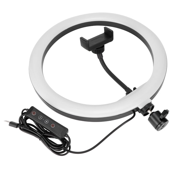 30cm rengaslamppu 3000-7500K himmennettävä LED-selfie-täyttövalo RGB Col