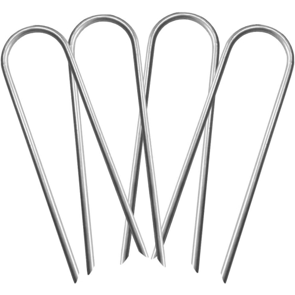 Trädgårdssäkringsstift, U-formade jordspikar i metall