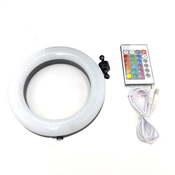 Vannpipe Lys Ring Lampe med Fjernkontroll Vannpipe LED Lampe Panel