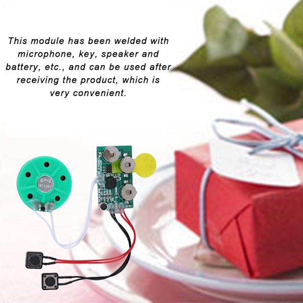 4mins DIY Recordable Greeting Card Module Light Sense Voice Sound Record Chip (Loop Play)