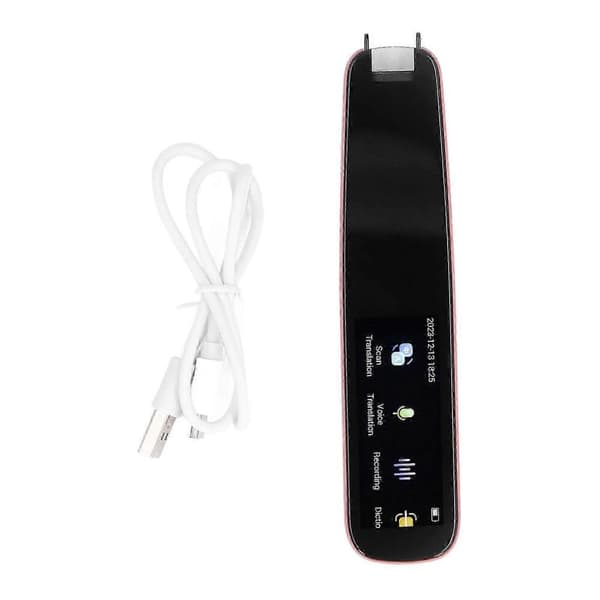 GETIT 2025 Scan Reader Pen International Edition ABS Multifunksjonell Smart Stemmeoversetter Penn Rosa