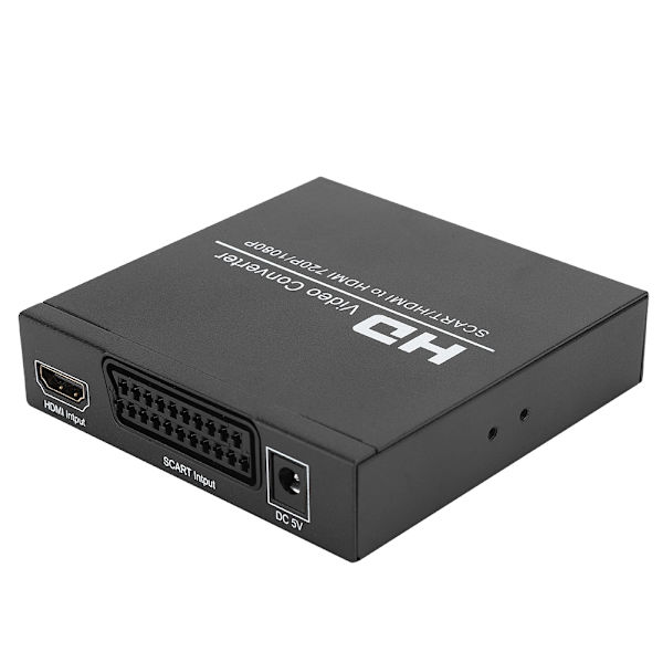 Jern skall lavt strømforbruk digitalisering chip prosessering Scart/HD til HD konverter bærbar adapter