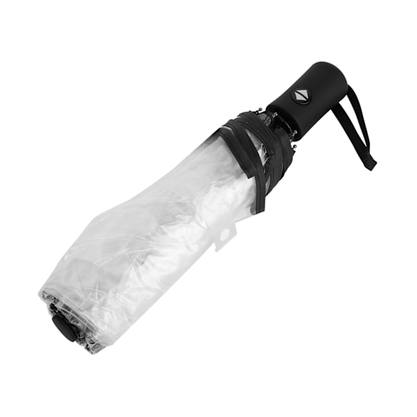 Transparent Regnparaplyer Fällbara Bärbara Tri Fold Dammodeparaply