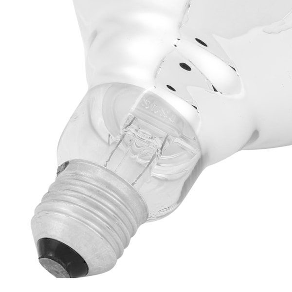 Uppfödningsvärmelampa Justerbar Temperatur Infraröd Uppfödningsisoleringslampa 220V‑240VAR38 Vit Glas Pitting