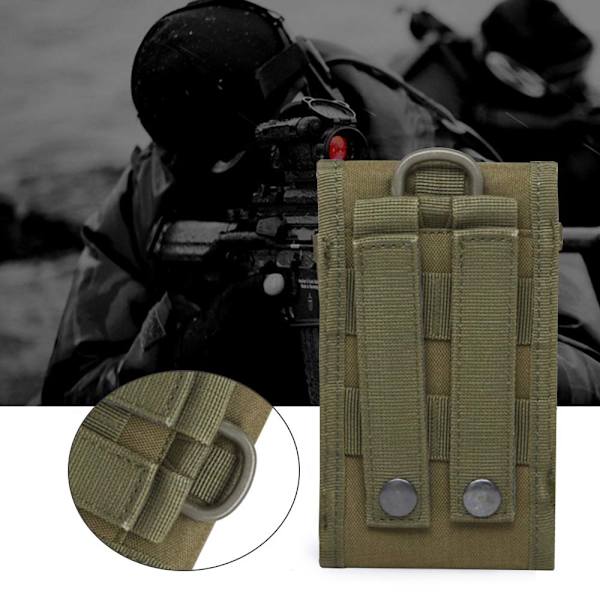 Herrkläder, åtsittande sport utomhus kamouflage mobiltelefon taktisk midjeväska multifunktionell vattentät Oxford tygväska