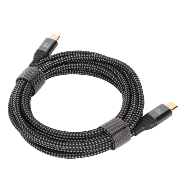USB C til USB C-kabel, han til han, PD240W, 9,8ft lang, PD3.1 E-mark chip, Type C-opladningskabel til bærbar computer, telefon og tablet
