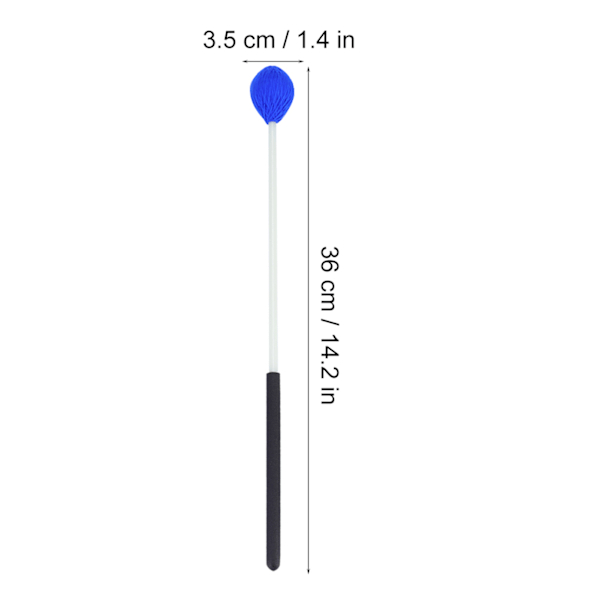 1 Pari Lankaa Pää Keyboard Marimba Mallets Fiberglas-Kahvoilla Aloittelijoille