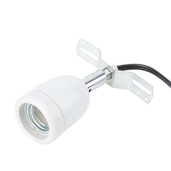 E27 drejelig reptil kæledyr klip varmelampe pære base fatning holder 300W 110-240V EU stik