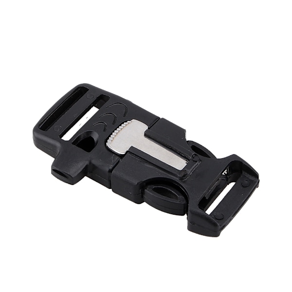 Högkvalitativt överlevnadskit för nödsituationer, utomhuscampingutrustning med eldstarter och kompassvisselpipa, perfekt för paracordarmband (6,1 cm x 5 cm)