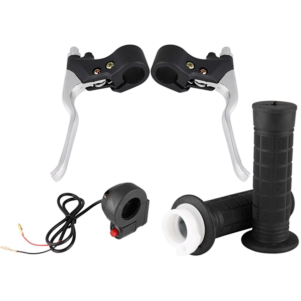 Håndtak Grep Kill På/Av Bryter Gass Brems Spaker Kit for Pocket Bike Mini Motorsykkel