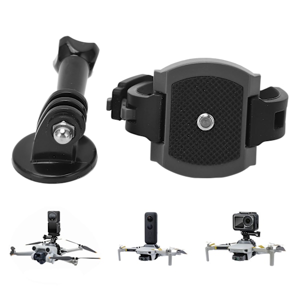 1_4 Adapter för Actionkameratillbehör, Snabbkopplingsplatta Adapter Säkerställer Stabil Anslutning, Styv Nylonplast, Passar De Flesta Minidrönare Och