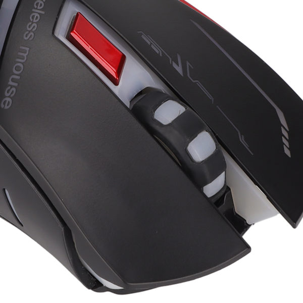 2.4G trådløs mus ergonomisk spillmus tre DPI justerbar USB-lading 2.4G mus med USB-mottaker for datamaskin