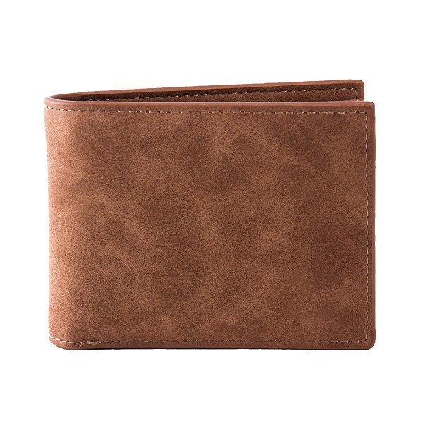 Men Bifold Leather Wallets Men's Extra Capacity Slim Bifold Wallet with Multiple Card Slots