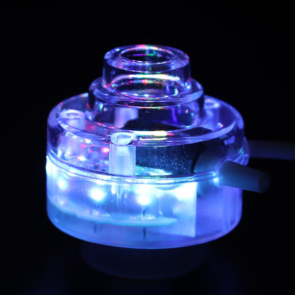 LED Fisk Spot Light Med USB-Kabel, Vattentät Sugkopp 7 Färg Super Stark, Nedsänkbar akvarielampa För Levande Skaldjur Syresättning Och