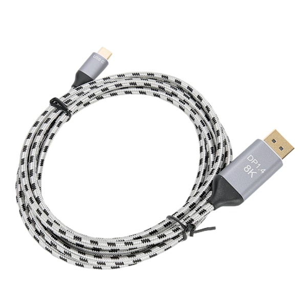 HD-videokaapeli Type C - Display Port 8K 60 Hz 1.4 IOS-kannettavan sovittimelle