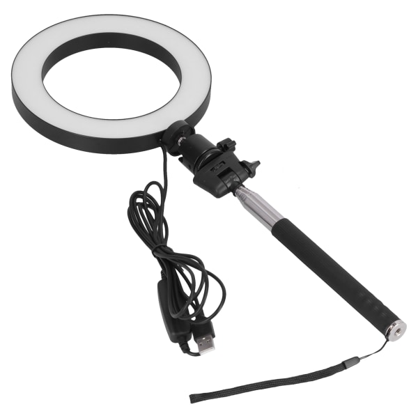 LED Selfie Fill Light Bärbar LED Ring Lampa 3 Mode Justerbar m